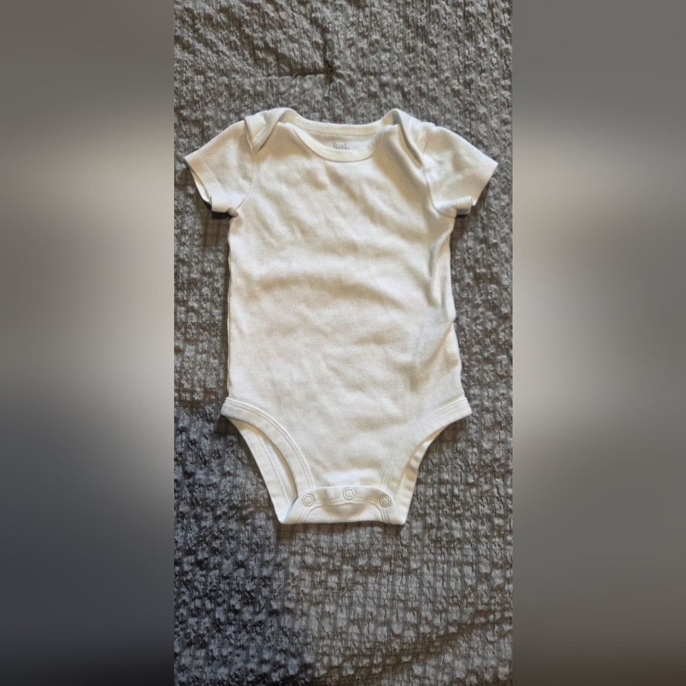 Carter's Soft White Baby Bodysuit